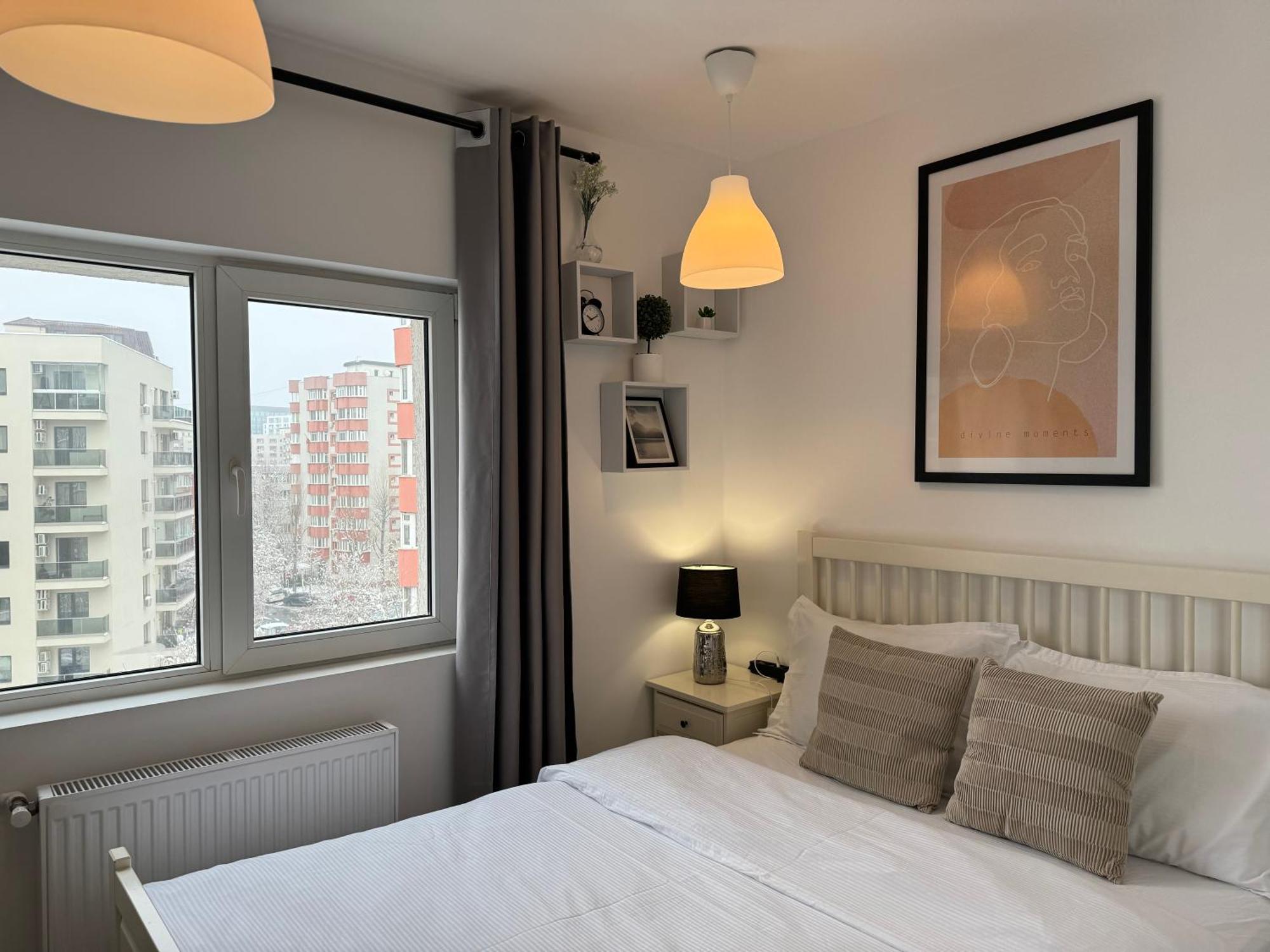 Evan Cozy Flat With Balcony & Parking, 13 September Бухарест Экстерьер фото