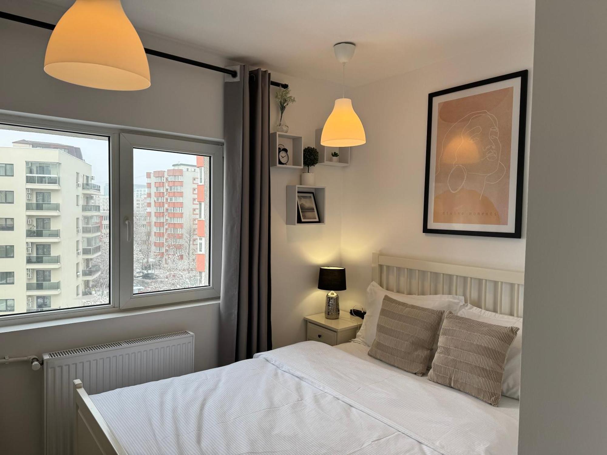 Evan Cozy Flat With Balcony & Parking, 13 September Бухарест Экстерьер фото